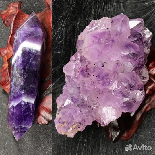 Аметист друза кристалл