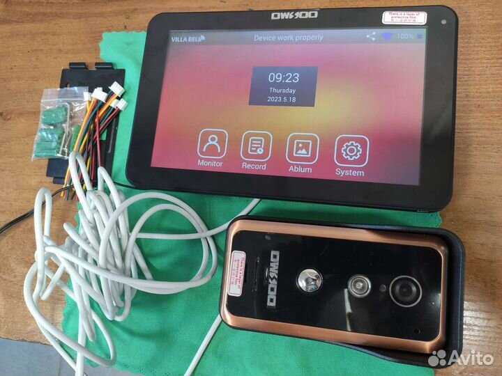 Вызывная панель для видеодомофона + wifi интерком