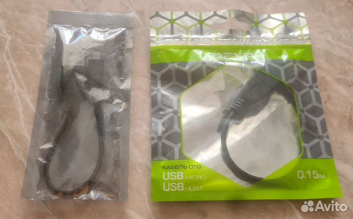 Кабель otg micro USB - USB