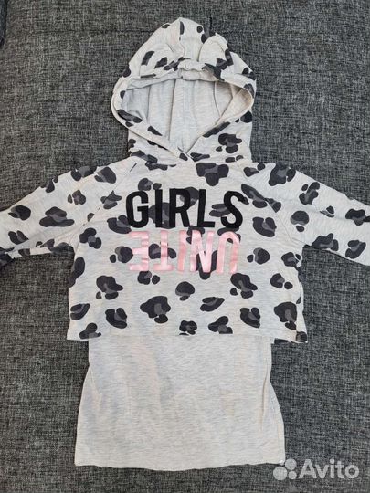 Пакет вещей на девочку 5-6 лет (110-116). 42 шт