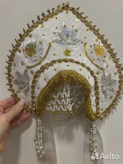 Кокошник на девочку 6-10 лет