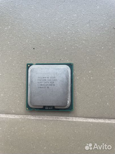 Процессор intel pentium dual core