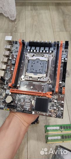 Материнка+проц 10 ядер+16 оперы