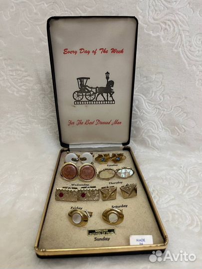 Запонки к рубашке, USA