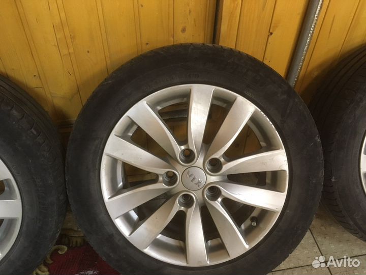 Диски литые вместе с резиной 205х55х16