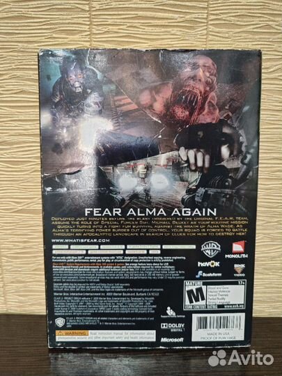 F.E.A.R. 2: Project Origin xbox 360