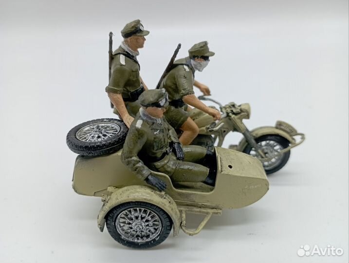 Немецкие мотоциклисты в масштабе 1:35