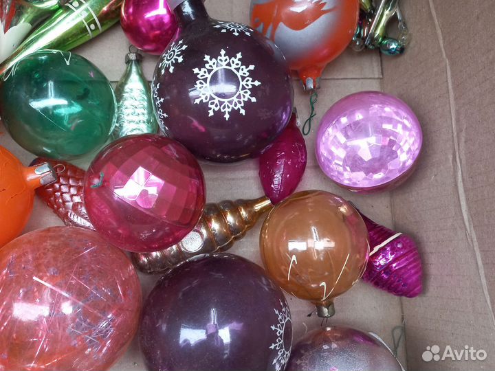 Елочные игрушки СССР одним лотом