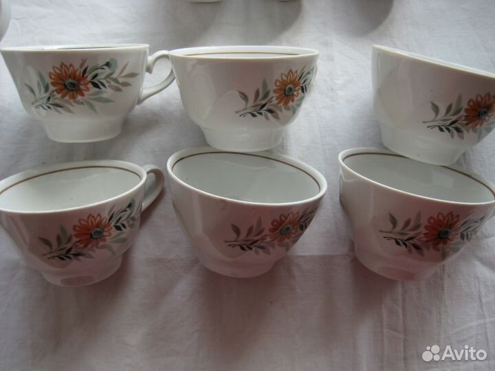 Сервиз из фарфора СССР (клеймо RPR)