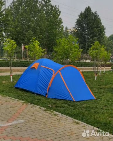 Палатка 3-х местная с прихожей (405х215хh170)