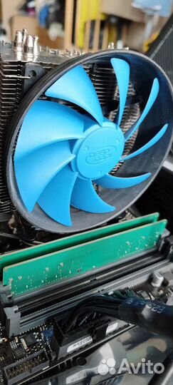 Материнская плата с процессором i5 8600k и памятью