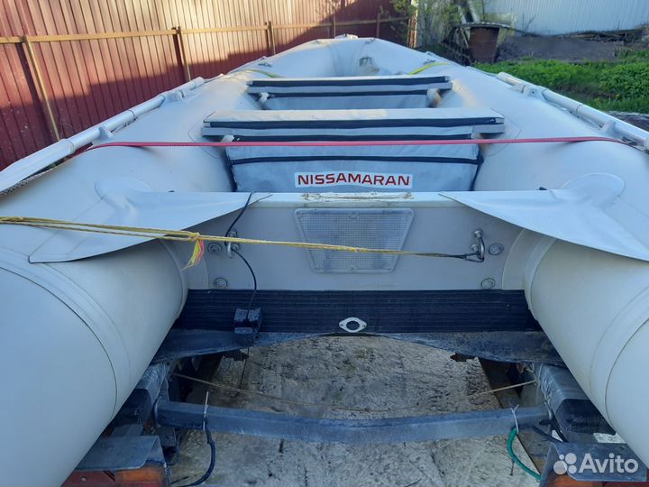 Лодка пвх nissamaran + прицеп