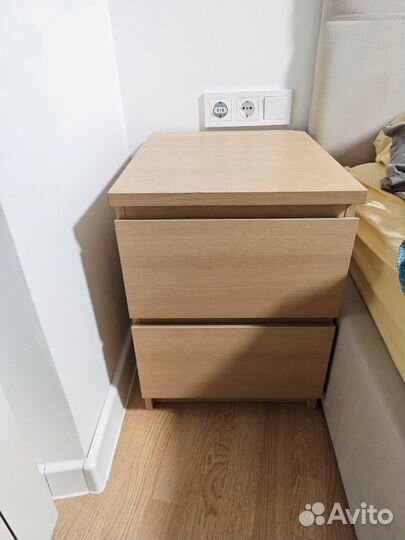 Тумба прикроватная Икея Мальм IKEA Malm