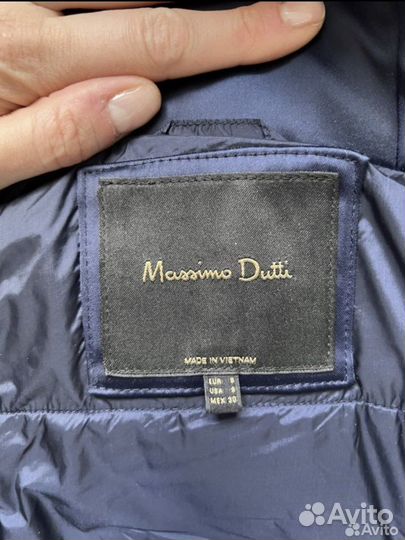 Пальто утепленное massimo dutti