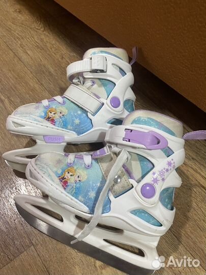 Коньки раздвижные для девочки 27-31
