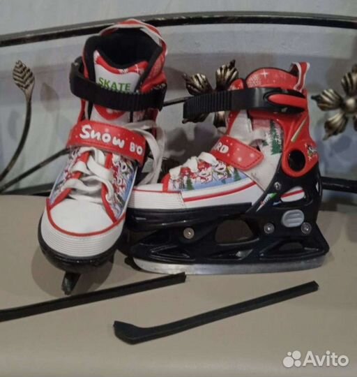 Коньки раздвижные 29-32
