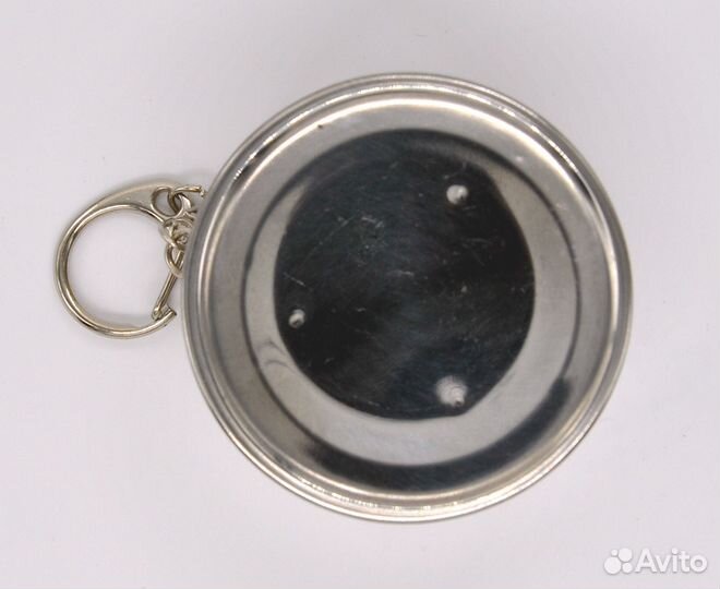 Стакан складной дорожный металлический средний