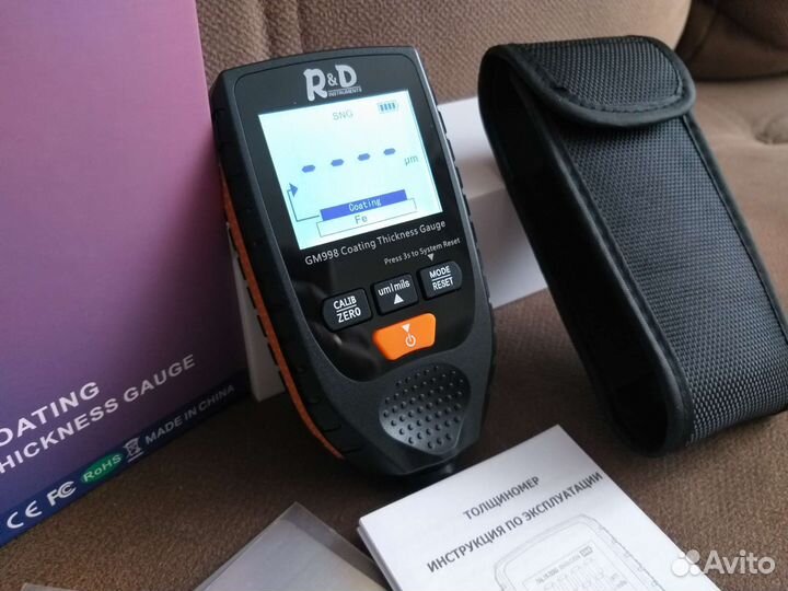 Толщиномер GM 998, TC100