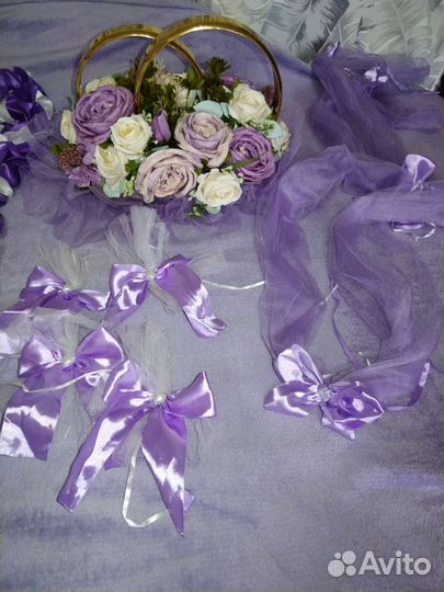 Украшение машины на свадьбу