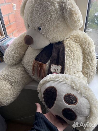 Плюшевый медведь большой 1 м