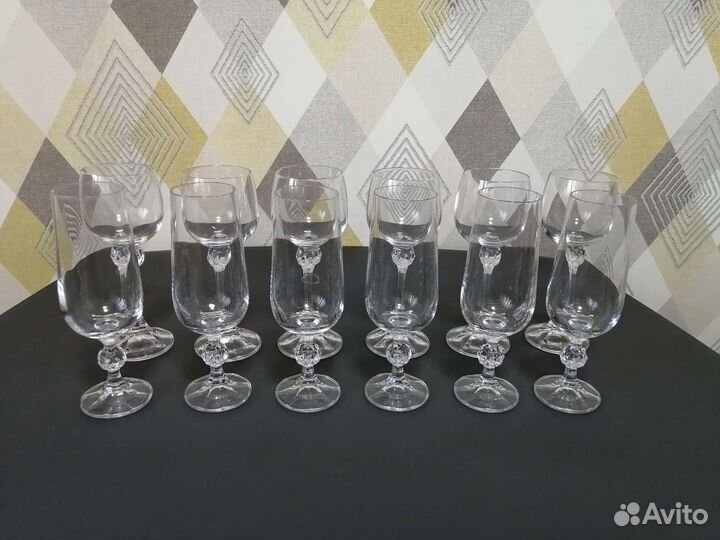 Набор фужеров для вина и шампанского