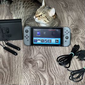 Nintendo switch v1 прошитый + 128Gb