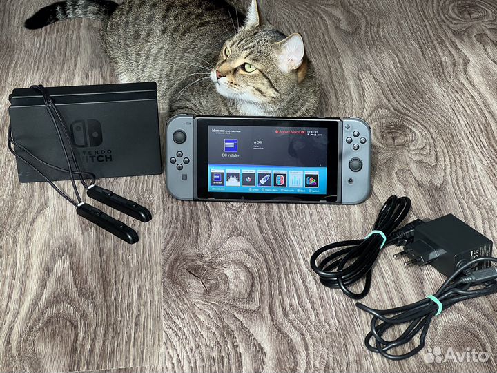 Прошитый Nintendo switch v1+ 128Gb