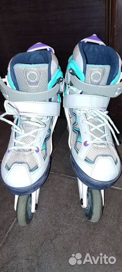 Роликовые коньки детские раздвижные