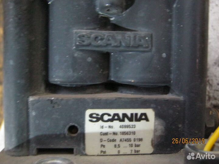 Блок клапанов EGR HPI DT1217L01 Scania 1856310