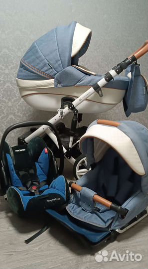 Коляска 3 в 1 Адамекс