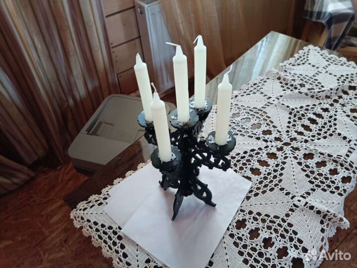 Подсвечник металлический