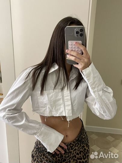 Укороченная рубашка