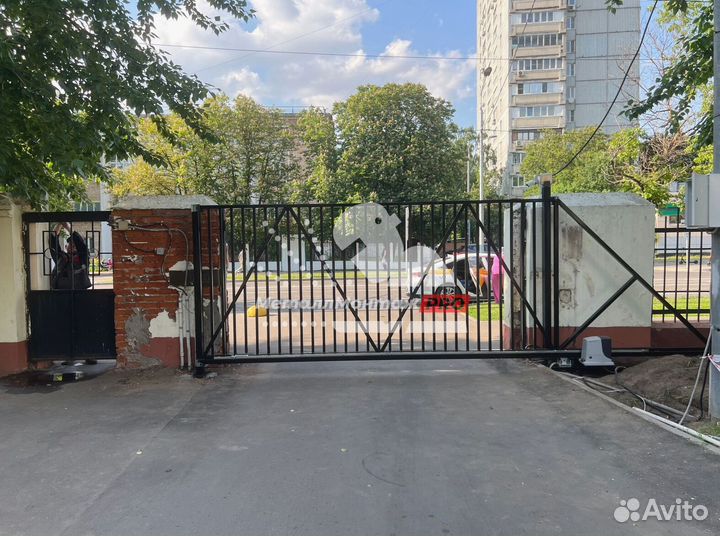 Автоматические откатные ворота