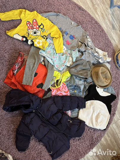 Пакет вещей для девочки от 86 до 92