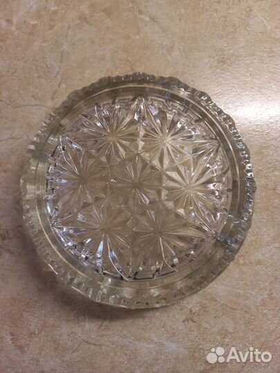 Пепельница хрустальная