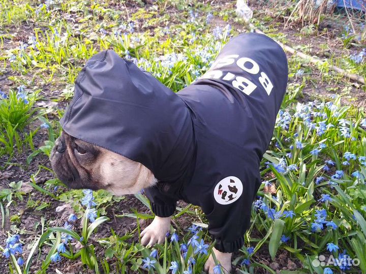 Куртка-дождевик для собак