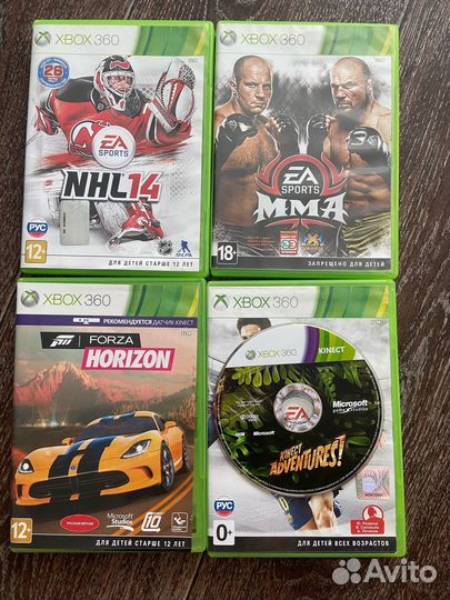 Xbox 360 + Kinekct + Игры