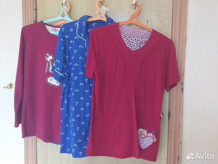 Домашние костюмы б/у, размер 48-50