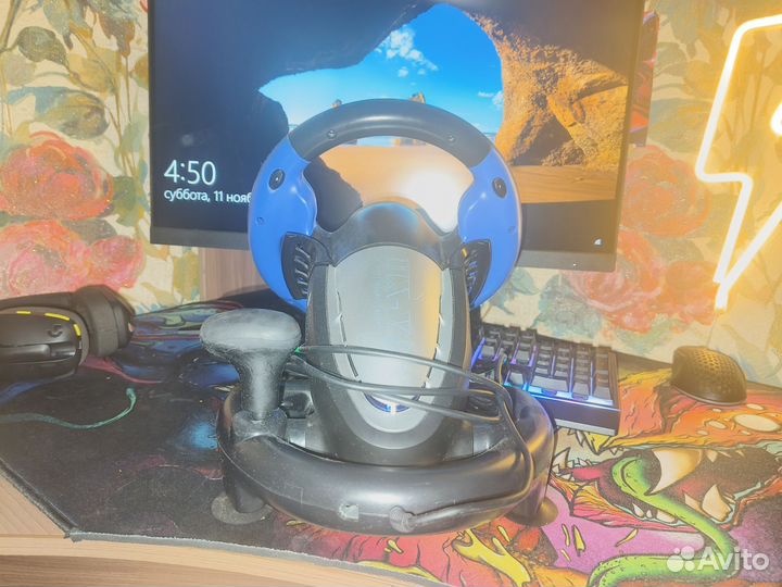 Игровой руль defender 90