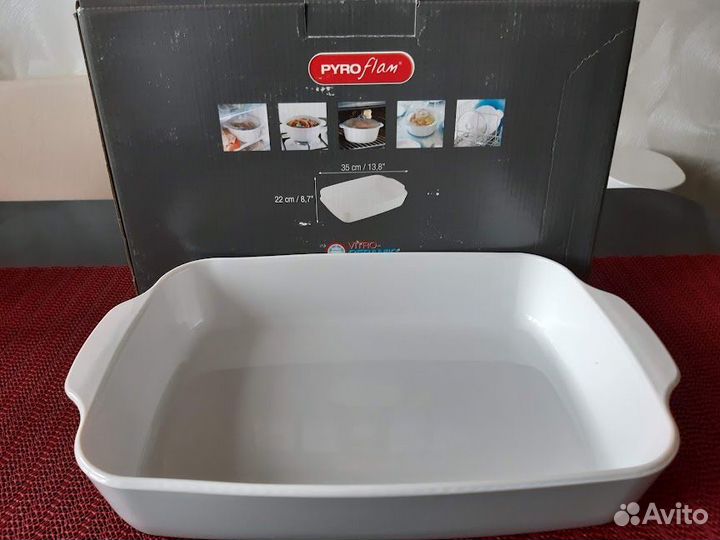 Форма Стеклокерамическая 35х22х6 см Франция