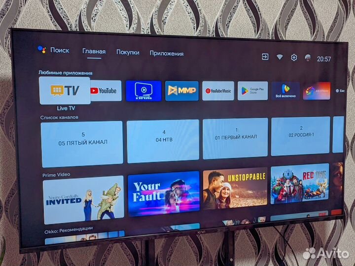 Телевизор kivi k55ud60b