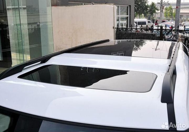 Рейлинги продольные черные Discovery III-IV