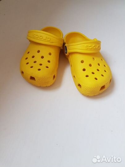 Crocs c8 детские, кроксы сабо 24 р