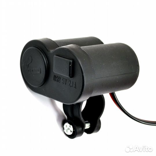 Зарядка USB телефона с прикуривателем на руль