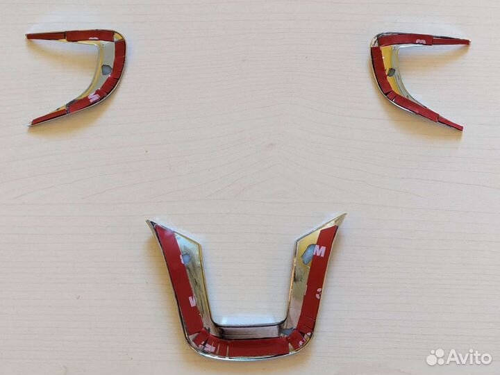 Накладки хром на руль Джетта Jetta