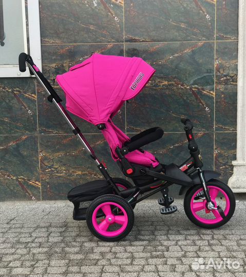 Детский велосипед с ручкой Super Formula