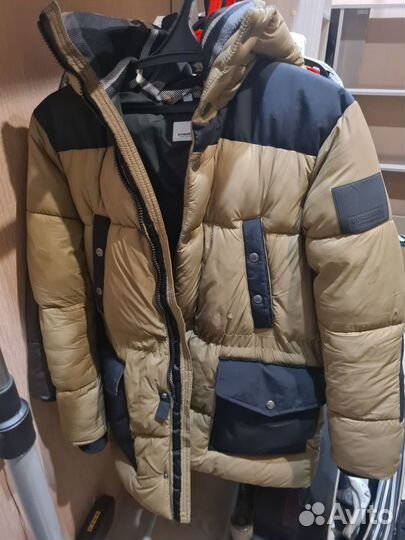 Мужская зимняя куртка парка Burberry