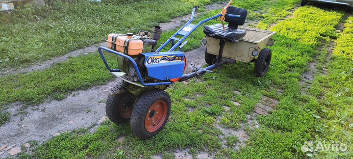 Мотоблок Ока с навесным и прицепом