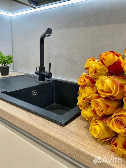 Прямая кухня на заказ. Производство в Омске