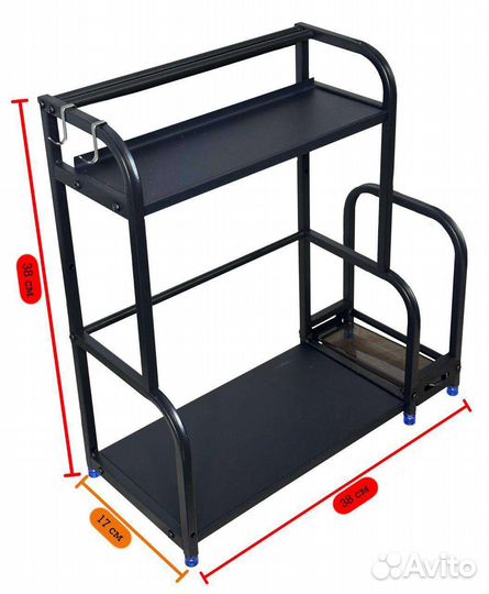 Полка кухонная металлическая